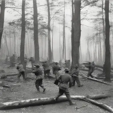 During the American Civil War, soldiers would wend their way through dense forests and dangerous territory.