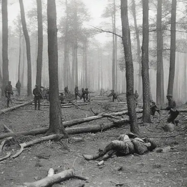 During the American Civil War, soldiers would wend their way through dense forests and dangerous territory.