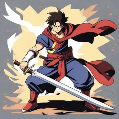 In the popular anime series, the protagonist begins to wend his path towards becoming the strongest warrior.