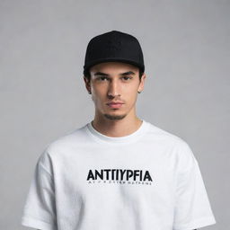 Create a unique and stylish font logo for a streetwear clothing brand called 'AntiTypical'. The logo should embody the unconventional and edgy vibe associated with streetwear culture.