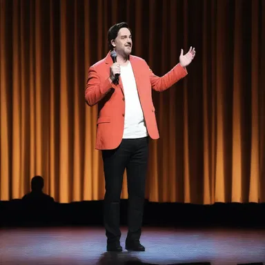 The comedian's failed attempts to dispirit the audience with his jokes only resulted in laughter.