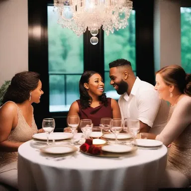 The lovers planned a behind-the-scenes surprise anniversary dinner for their significant others.