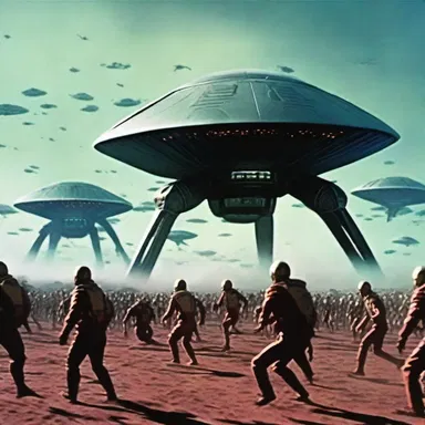 The science fiction film featured a climactic battle against a zillion invading aliens.