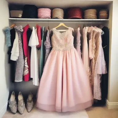 She had a zillion dresses in her closet, but still couldn't decide what to wear to the party.