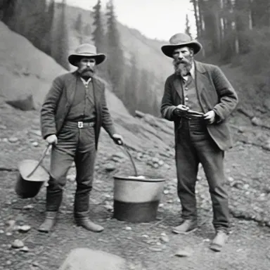 During the California gold rush, there were a zillion prospectors hoping to strike it rich.