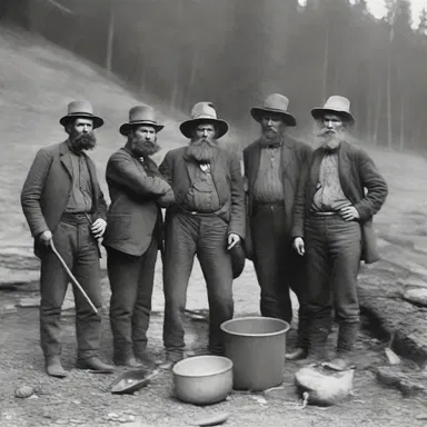 During the California gold rush, there were a zillion prospectors hoping to strike it rich.
