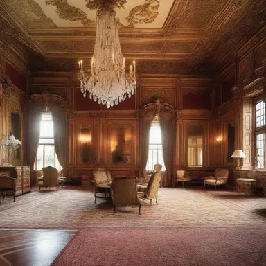 The extravagant mansion had a zillion rooms, each more luxurious than the next.