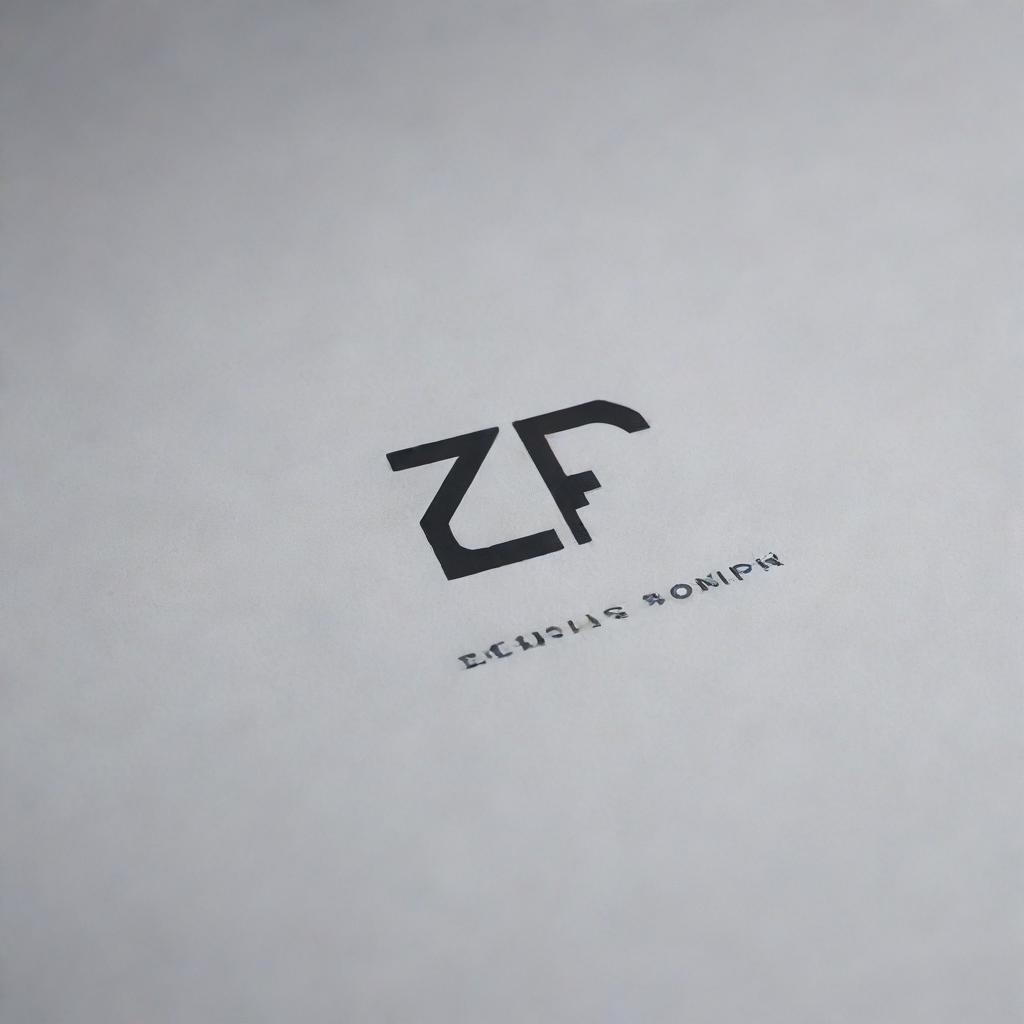 Design a 4K resolution logo featuring the initials 'ZP' for a company named 'Zero Presumption'. Ensure the design is sleek, professional, and innovative.