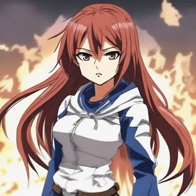 In the anime series, the protagonist suffered from hematuria due to a fierce battle.