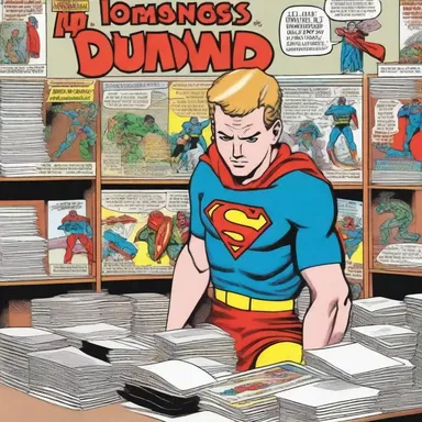 As a child, he spent overmuch money buying comic books and graphic novels.