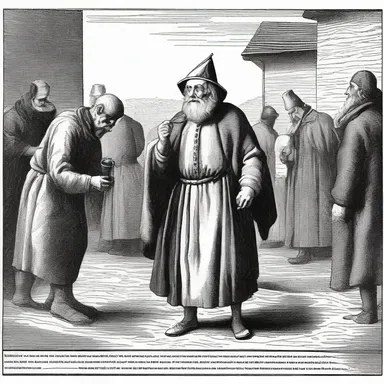 The cloddish behavior of the town drunkard was a stark contrast to the devout and pious nature of the religious community.