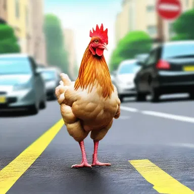 Why did the cloddish chicken cross the road? To prove that it couldn't even do something as simple as crossing the street without causing chaos!