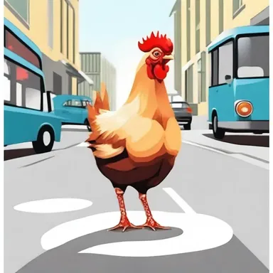 Why did the cloddish chicken cross the road? To prove that it couldn't even do something as simple as crossing the street without causing chaos!