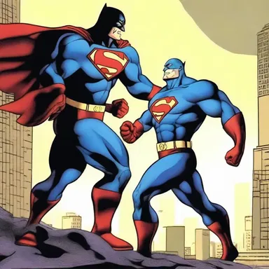 The superhero battled the villain endlessly, refusing to give up until justice was served.
