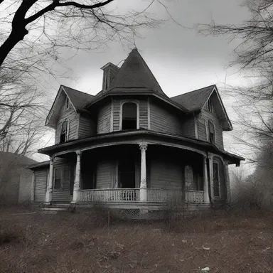 The haunted house in the neighborhood remained endlessly, with unflagging resolve, filled with terrifying entities.