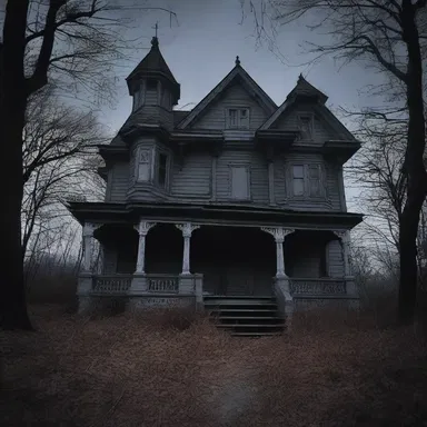 As the night went on, the sound of footsteps echoed endlessly through the haunted house.