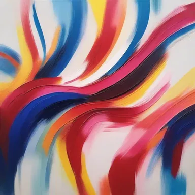 The painter's brush strokes flowed endlessly across the canvas, creating a mesmerizing piece of artwork.
