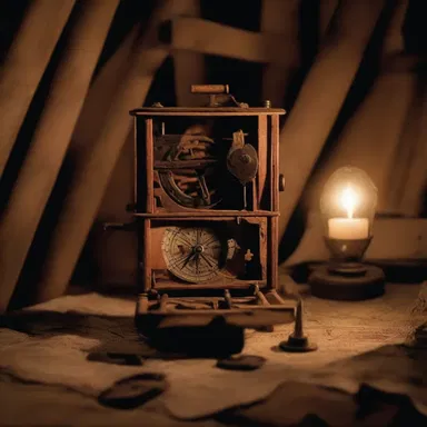In the horror movie, the protagonist discovers an ancient sextant hidden in the attic of a haunted house.
