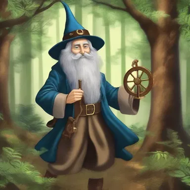 The mystical wizard used a sextant to navigate through the enchanted forests in the fantasy novel.