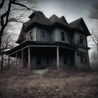 In the horror story, the haunted house caused immense distress for anyone who entered, leading to the seizure of their sanity.
