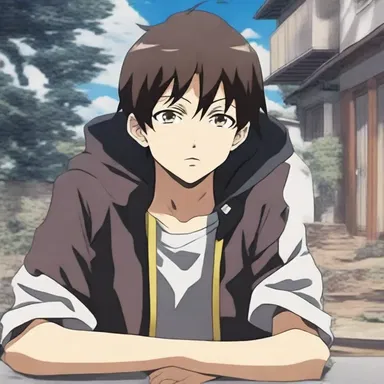 The protagonist in the anime series experiences great distress when his loved ones are in danger and he must save them.