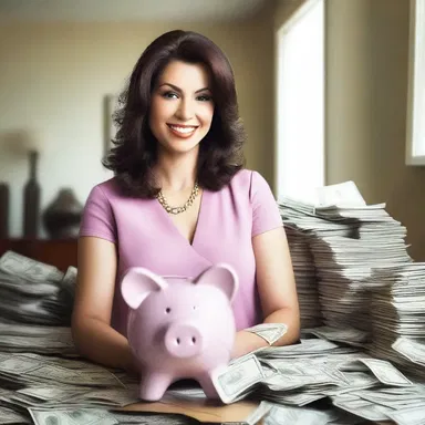 Her extravagant spending habits distress her family financially.