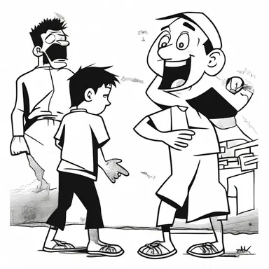 The graphic violence depicted in some cartoons can distress young children.