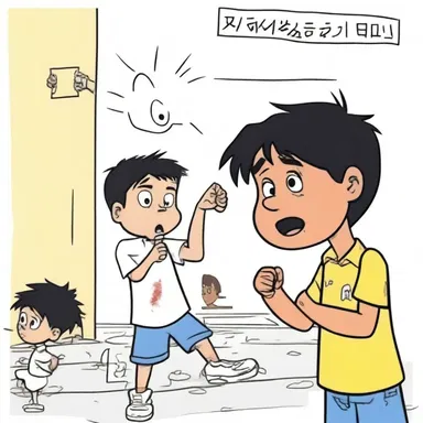 The graphic violence depicted in some cartoons can distress young children.