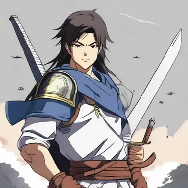 The main character in the anime series is a valiant warrior who embarks on a dangerous quest to defeat evil and bring peace to the world.