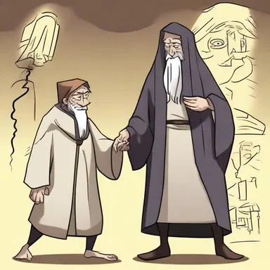 In the episode of the animated series, the dybbuk possesses the main character and takes over his actions.