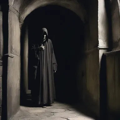 The eerie presence of a dybbuk can be depicted in the form of haunted houses, with gothic architectural influences and dimly lit interiors.
