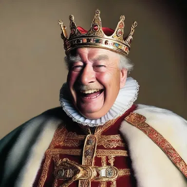 The humorless king ruled over his kingdom with a stern hand, leaving no room for laughter or joy.