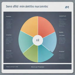 Create a 2x2 infographic populated with numerical data. Each quadrant should contain a different set of data presented in an attractive and easy-to-understand manner.