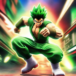 A high quality digital art image of Gon from Tekken, the small dinosaur-like character