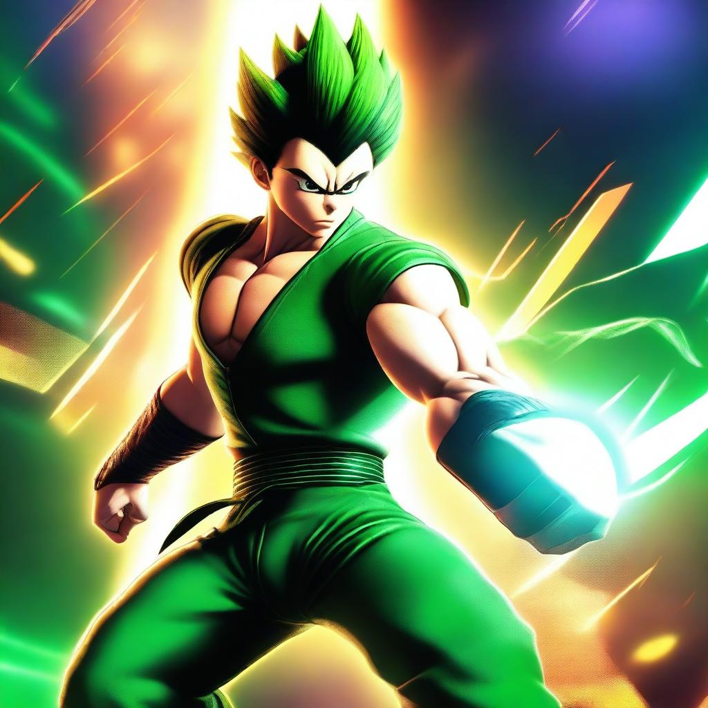 A high quality digital art image of Gon from Tekken, the small dinosaur-like character