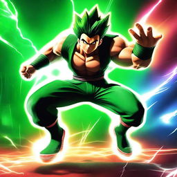 A high quality digital art image of Gon from Tekken, the small dinosaur-like character