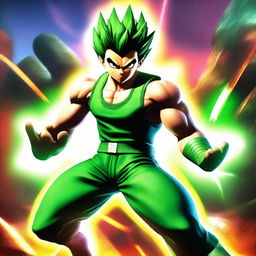 A high quality digital art image of Gon from Tekken, the small dinosaur-like character