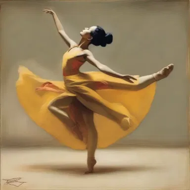 The artist's painting depicted a graceful dancer executing a flawless walkover.