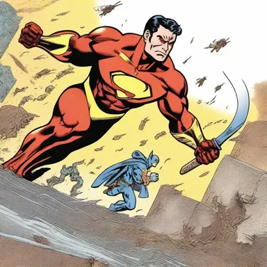In the comic book series, the superhero carries a hunting crop as his signature weapon, using it to disarm villains and save the day.
