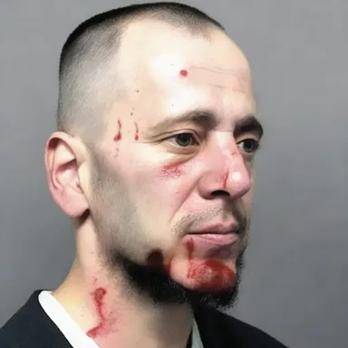 The deranged killer belabored his victims with his sharp knife, leaving a trail of blood and terror in his wake.