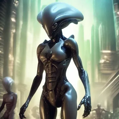 In the distant future, the alien species belabors the human civilization with their advanced technology, overpowering and subjugating humanity.