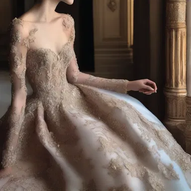 The fashion designer belabored over every single detail of the dress, spending countless hours perfecting the intricate embroidery.
