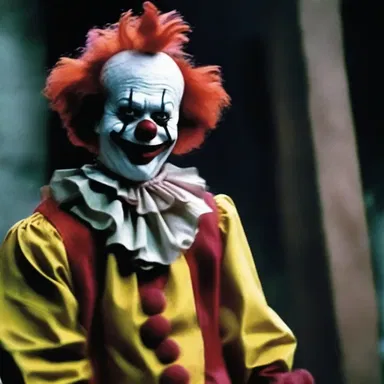 In the horror movie, the sinister clown called out 'kiddo' to scare the children.