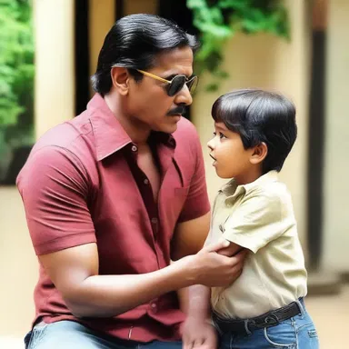 The director used the word 'kiddo' to address the young actors in the cinema set.