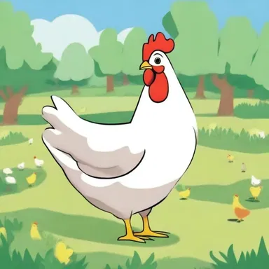In the animated series, the broody hen possessed a special power that allowed her to communicate with other animals.