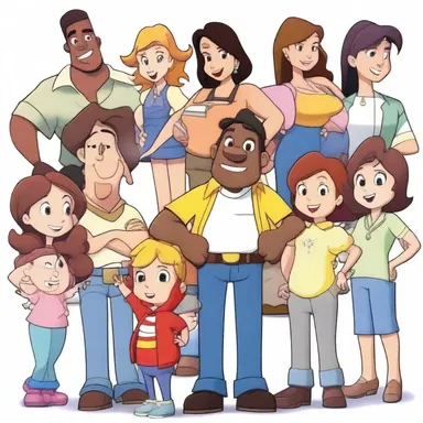 In the animated series, the characters playact various roles, entertaining audiences with their incredible voice acting skills.