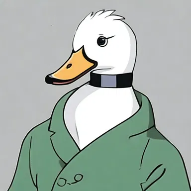 In the anime, the baldpate widgeon character had a distinctive white crown that made it easily recognizable.