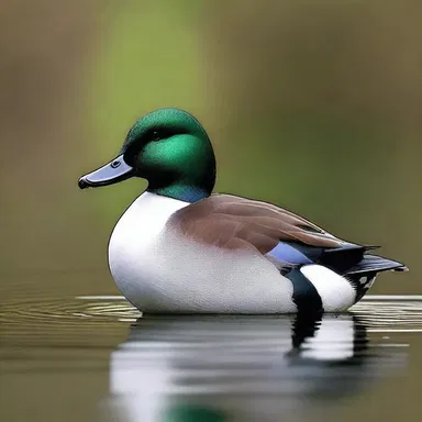 In the fantasy world, the baldpate widgeon was considered a symbol of wisdom and power due to its unique white crown.