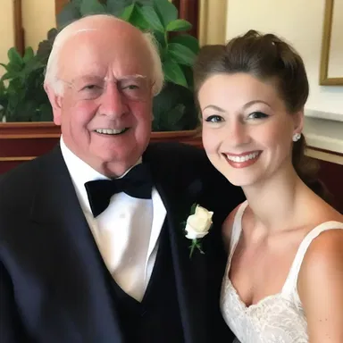 She fell in love with a kind-hearted baldpate pianist who played beautiful melodies.