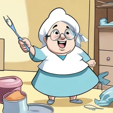 In the cartoon, the character used surgical spirit to clean their wounds after a daring adventure.